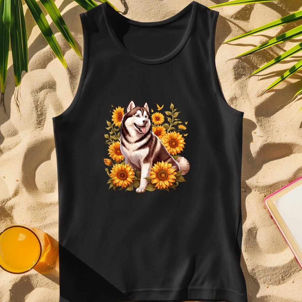 Siberian Husky Dog Lover Tank Top