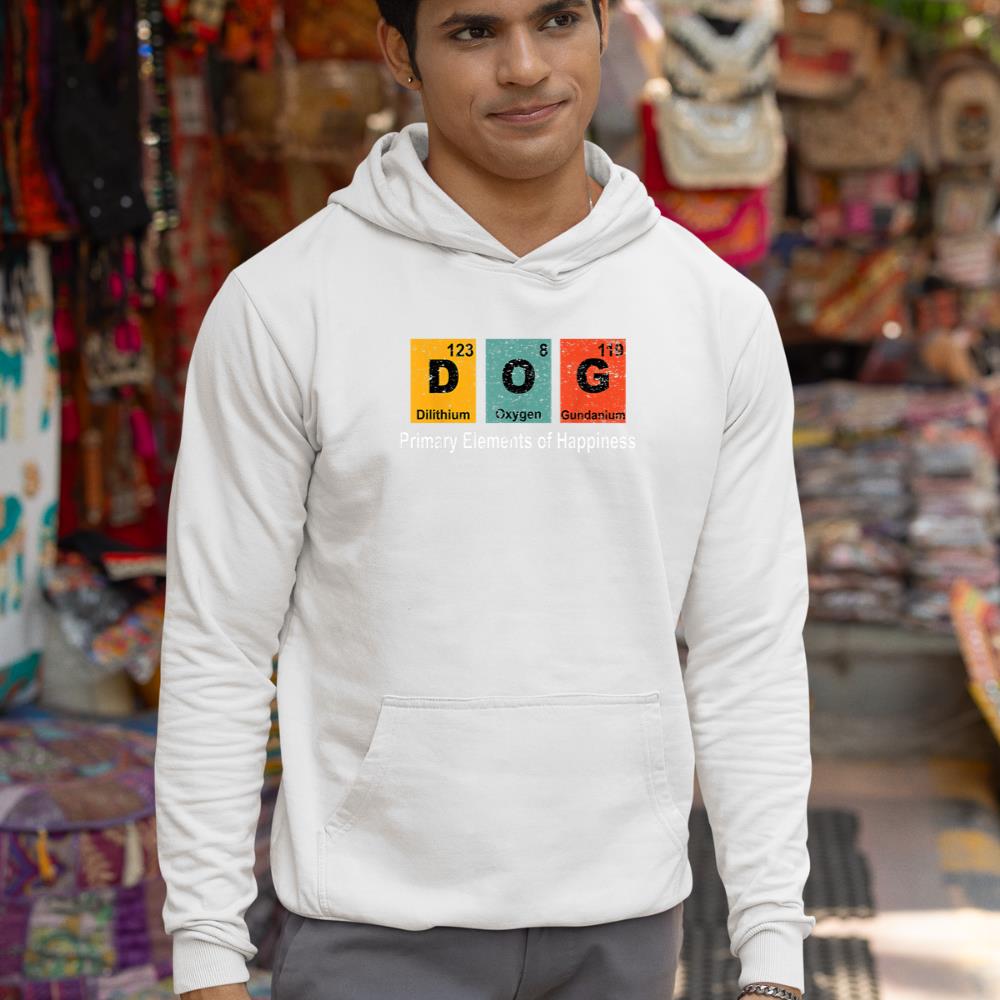Vintage Dog Science Teacher Funny Periodic Table Pet Gift Hoodie - Image 5
