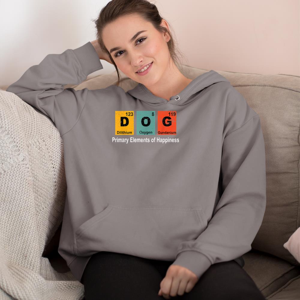 Vintage Dog Science Teacher Funny Periodic Table Pet Gift Hoodie - Image 6