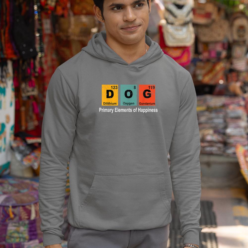 Vintage Dog Science Teacher Funny Periodic Table Pet Gift Hoodie - Image 7