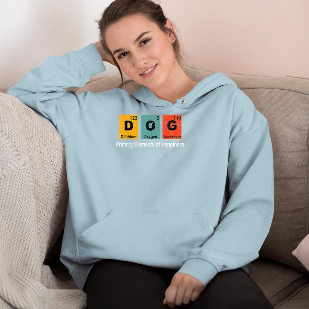 Vintage Dog Science Teacher Funny Periodic Table Pet Gift Hoodie - Image 10