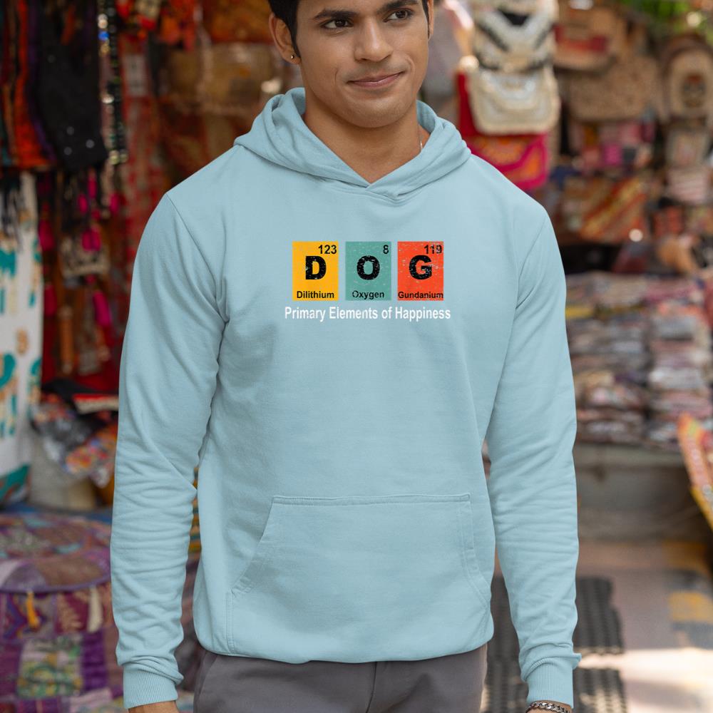 Vintage Dog Science Teacher Funny Periodic Table Pet Gift Hoodie - Image 11