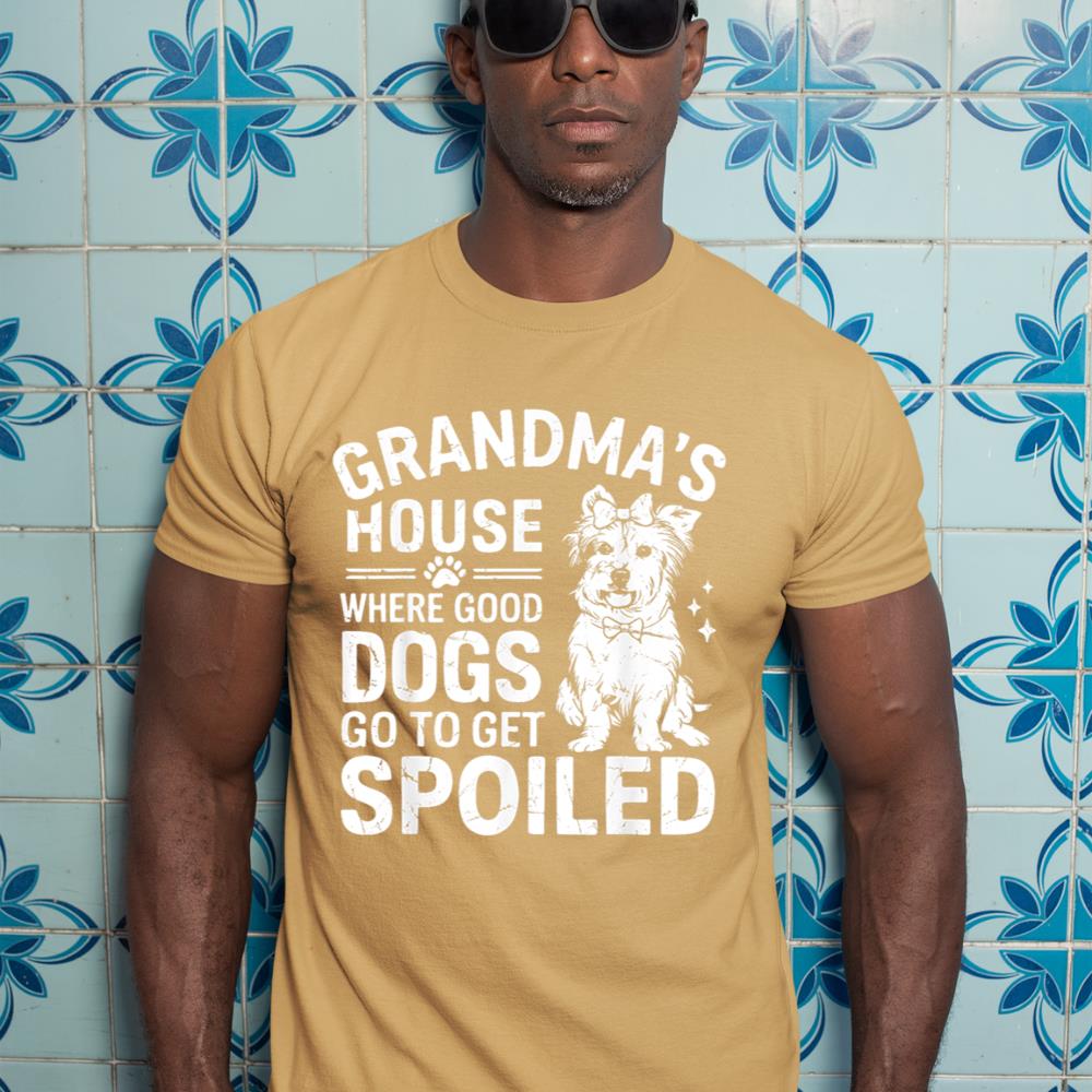 Where Good Dogs Go to Get Spoiled Dog Grandma T-Shirt - Image 13