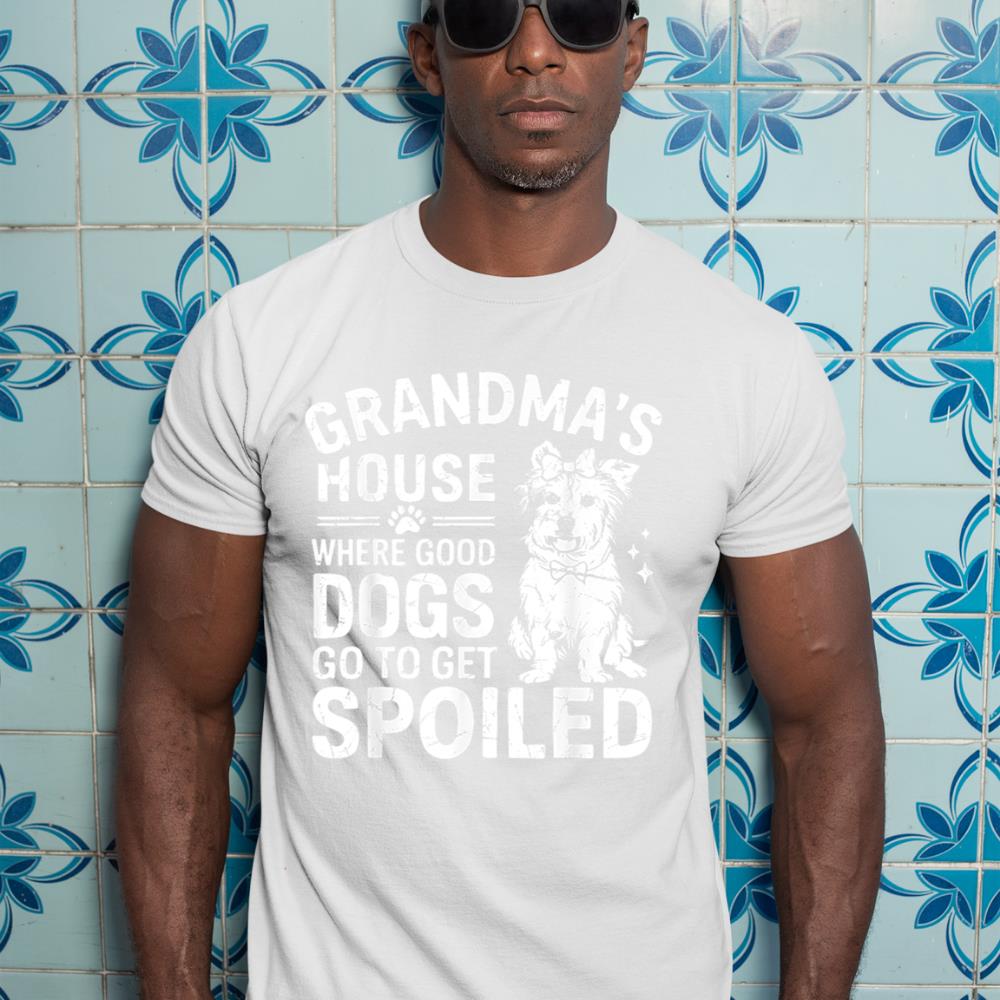 Where Good Dogs Go to Get Spoiled Dog Grandma T-Shirt - Image 5
