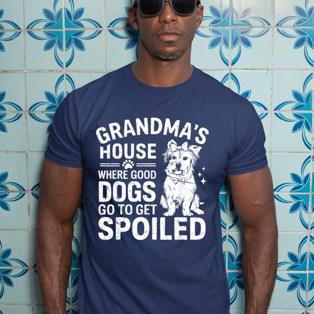 Where Good Dogs Go to Get Spoiled Dog Grandma T-Shirt - Image 9