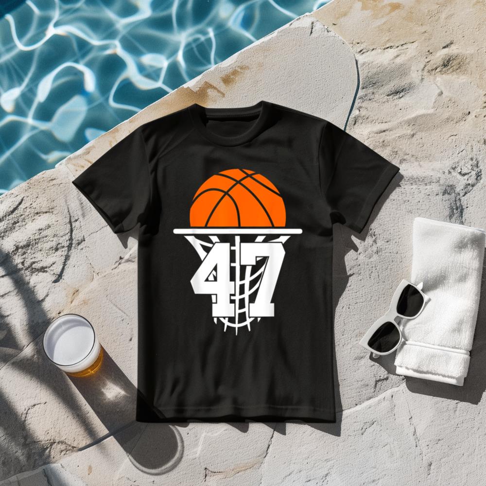 47 YEARS BASKETBALL 47TH BIRTHDAY T-Shirt