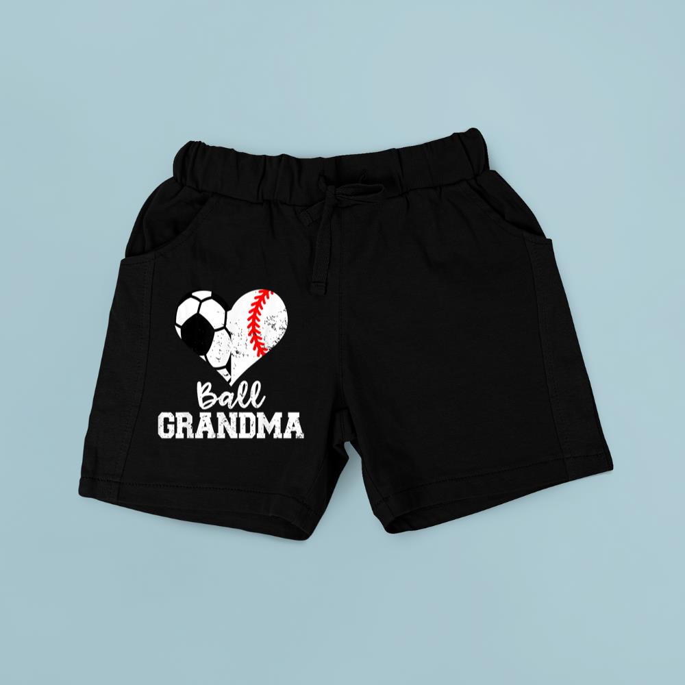 Ball Grandma Funny Soccer Baseball Grandma Short