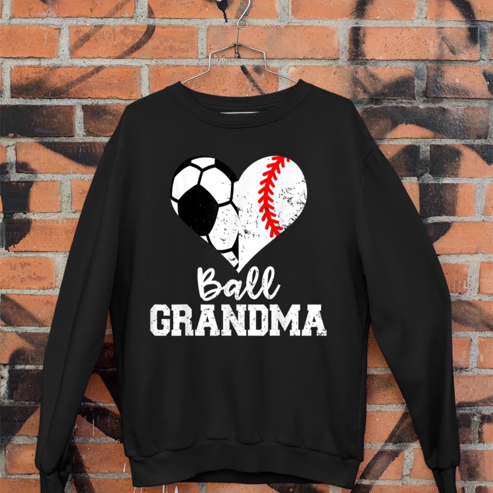 Ball Grandma Funny Soccer Baseball Grandma Sweatshirt
