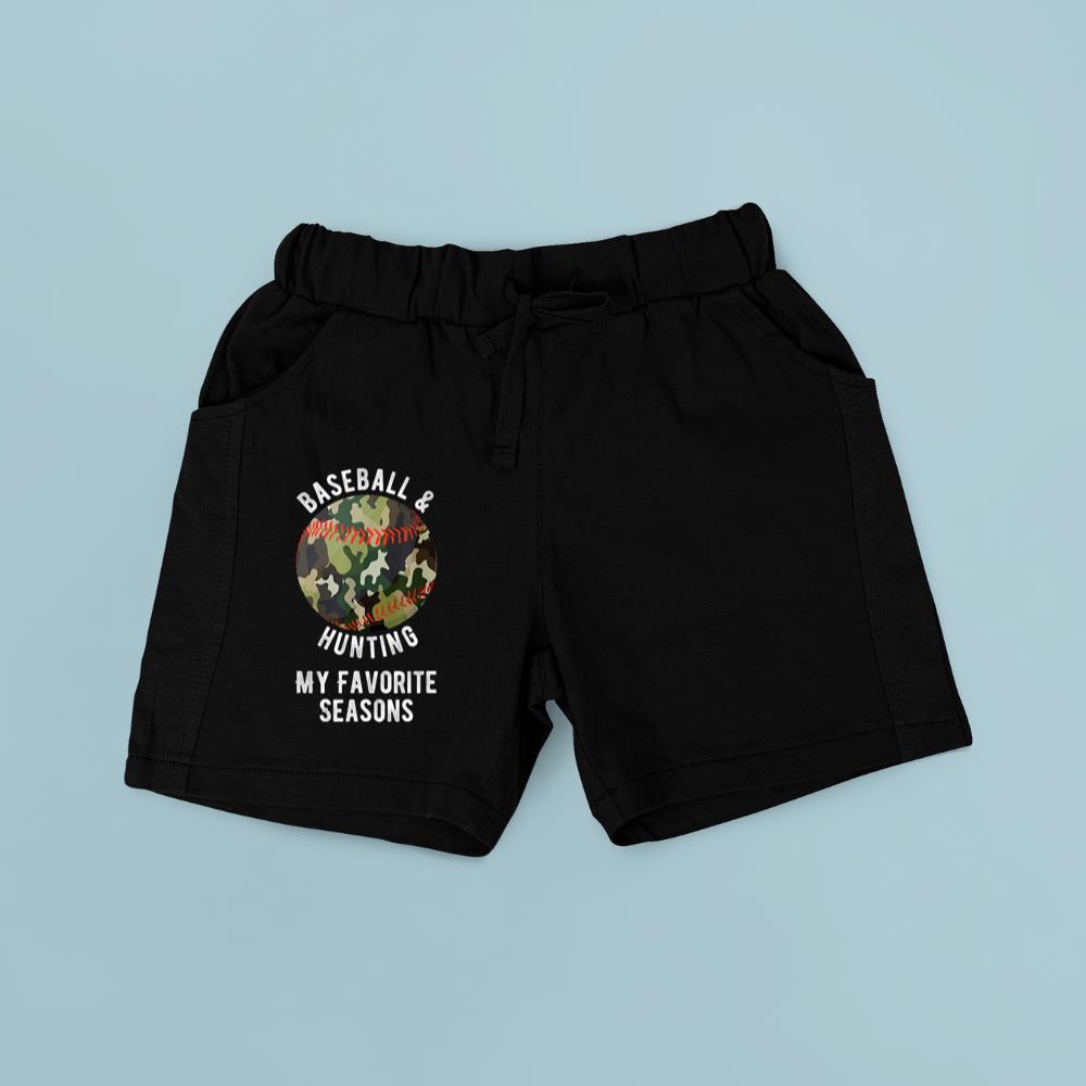 Baseball Hunting Favorite Seasons - Funny Hunting Gift Short