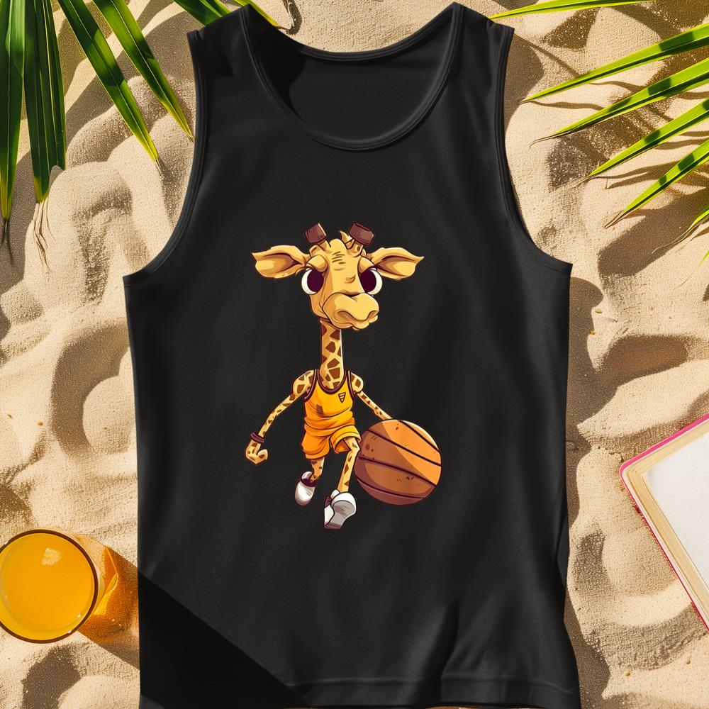 Basketball giraffe Tank Top