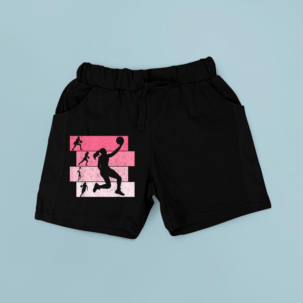 Basketball Girls Women Kids Short