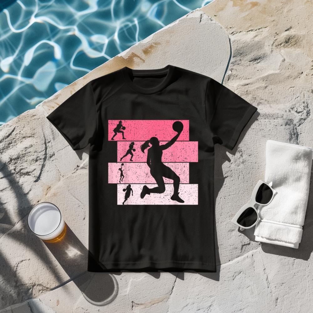 Basketball Girls Women Kids T-Shirt