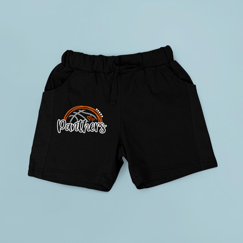 Basketball Panther School Sports Fan Team Spirit Short