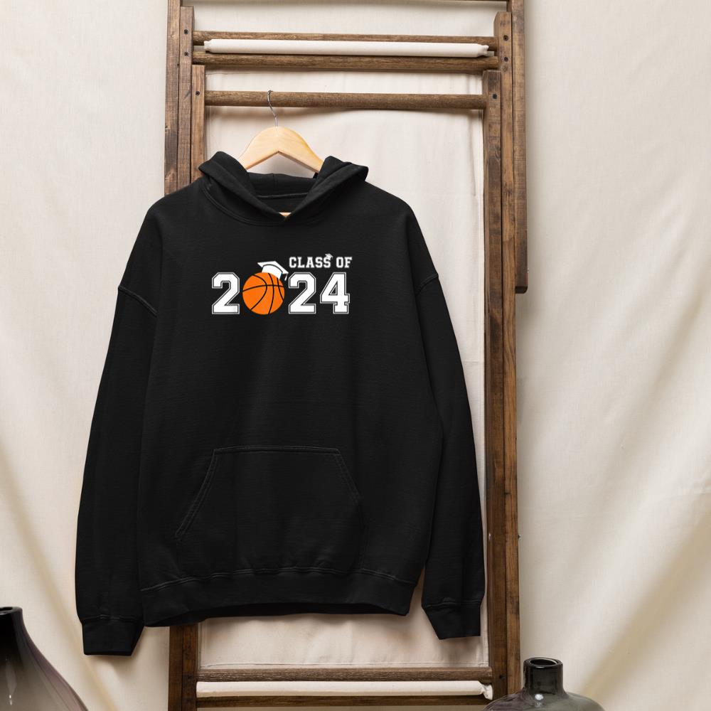 Basketball Player Class of 2024 Basketball Senior Graduate Hoodie