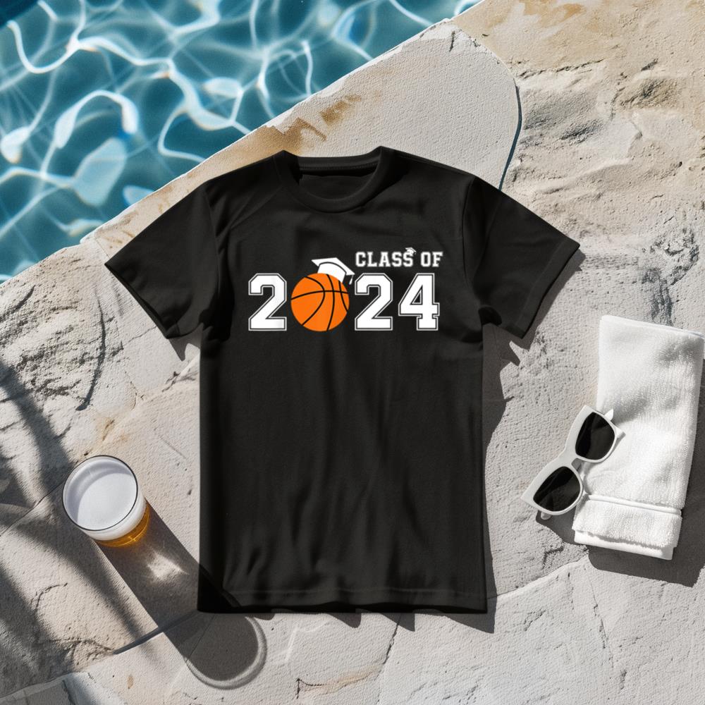 Basketball Player Class of 2024 Basketball Senior Graduate T-Shirt