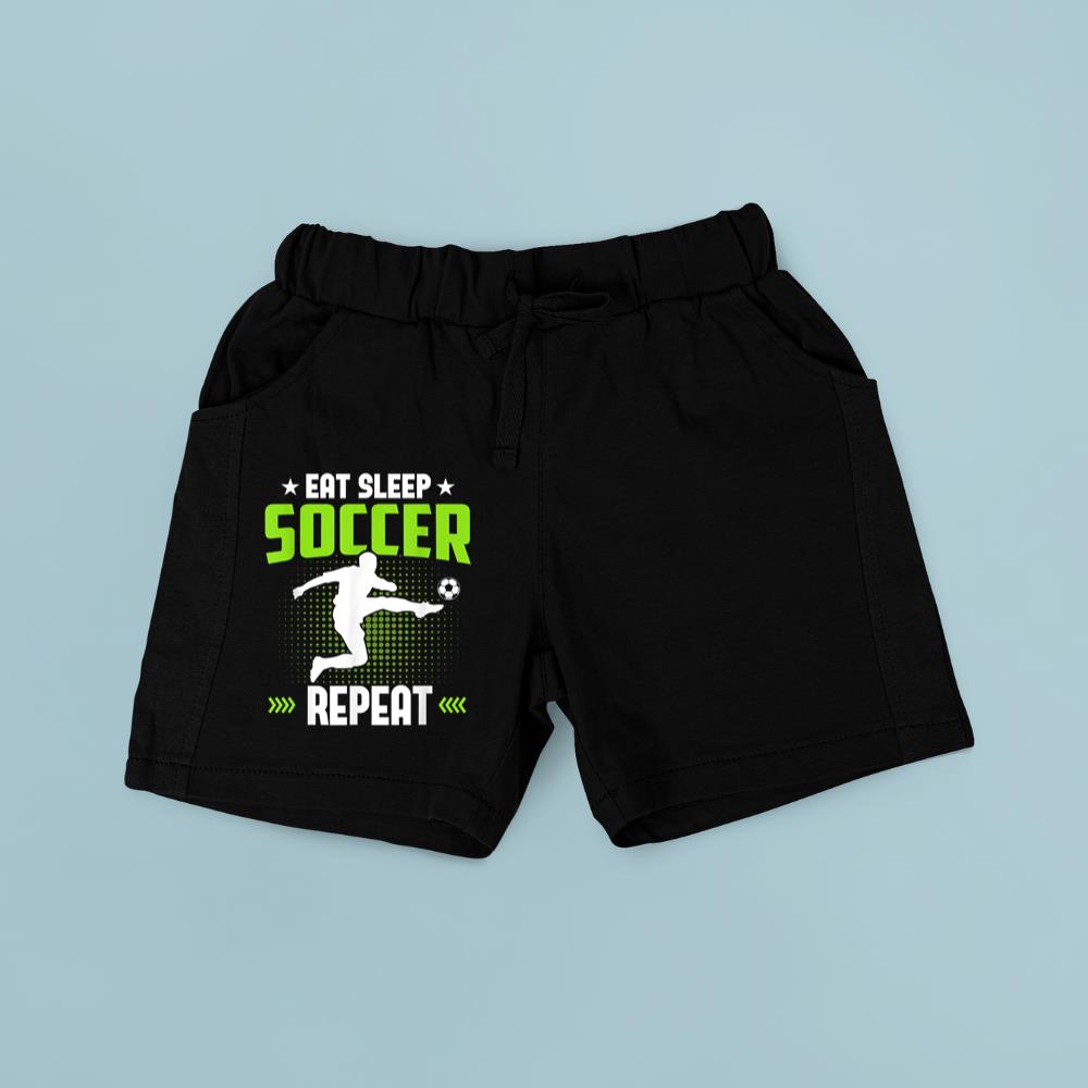 Eat Sleep Soccer Repeat Shirt Kids Boys Youth Toddler Soccer Short