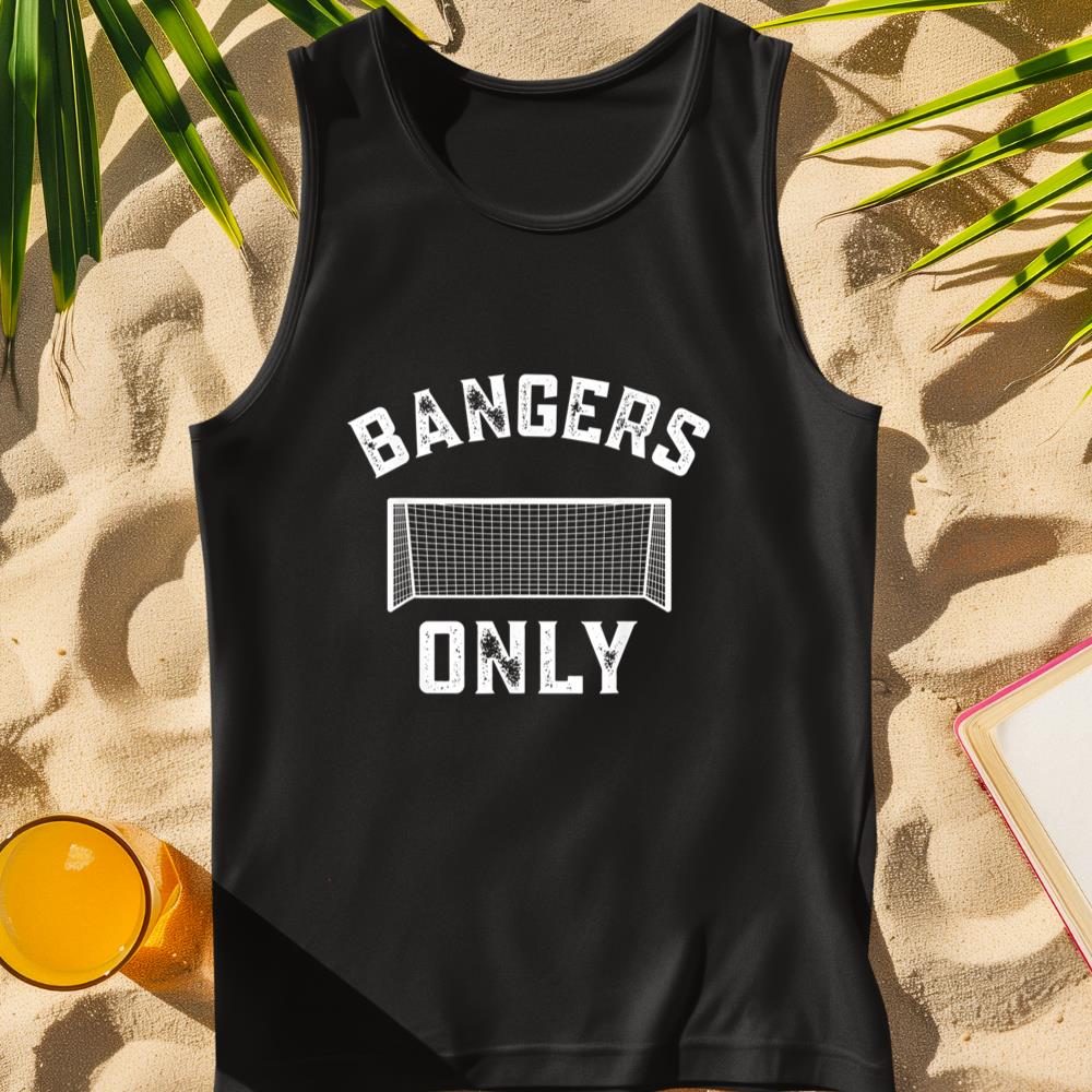 English Football Soccer Bangers Only Futbol Goals Tank Top