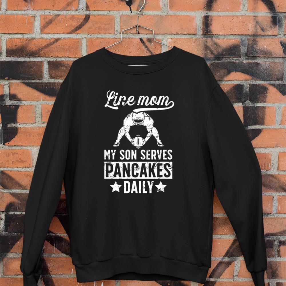 Football Line Mom Funny Mom Of A Football Lineman Mama Sweatshirt