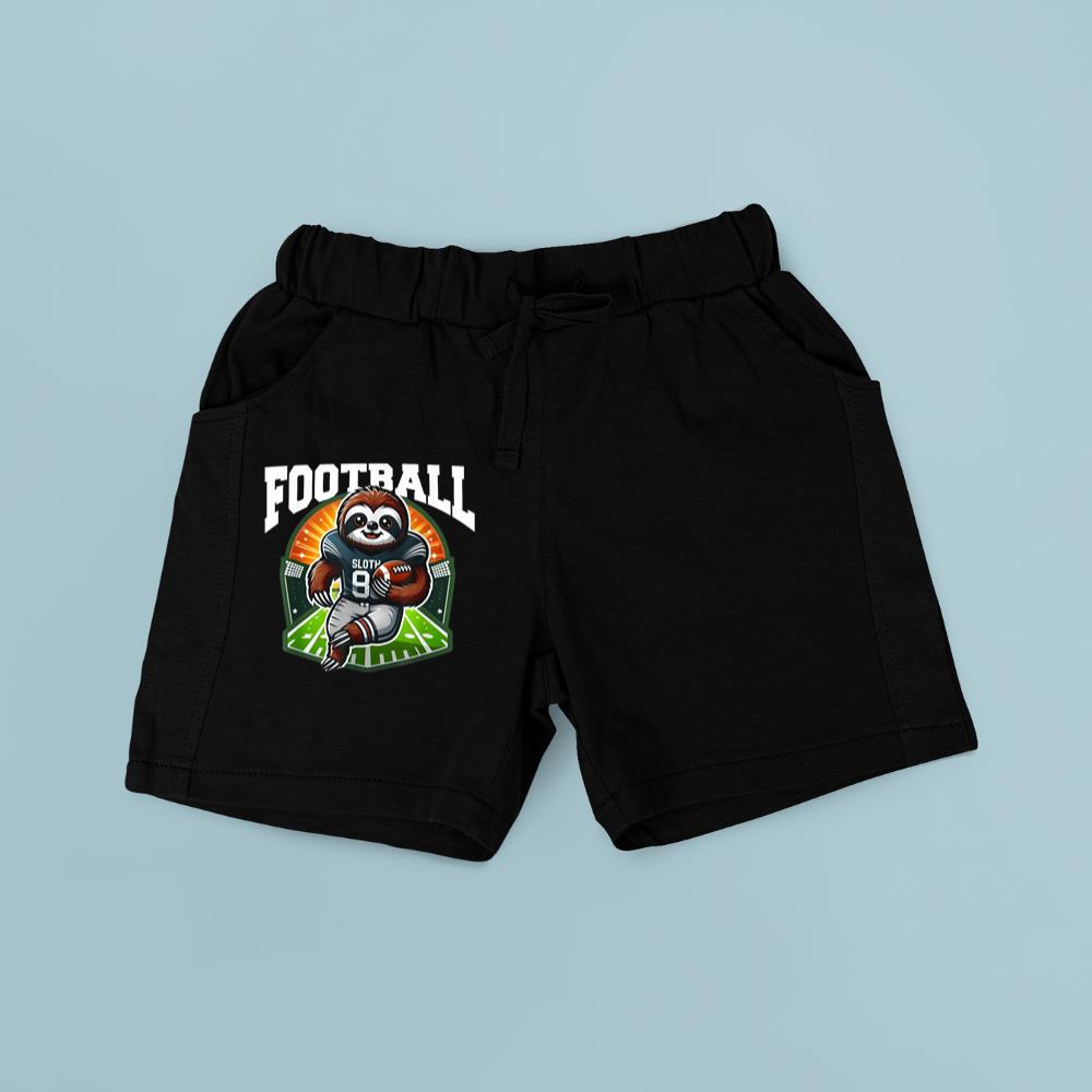 Football Sloth Playing Football Games Short