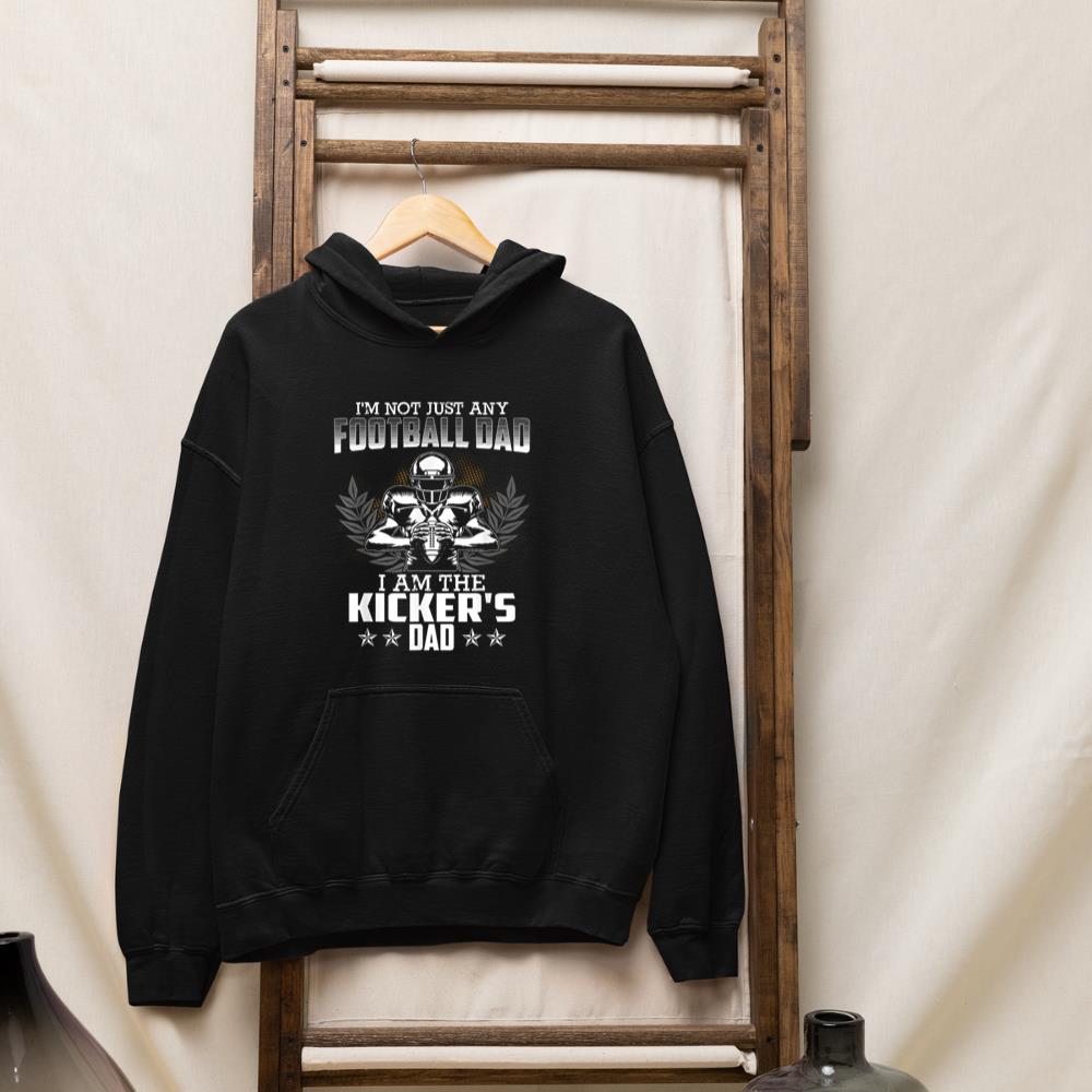 Funny Football Dad of Son Football Kicker Football Fan Hoodie