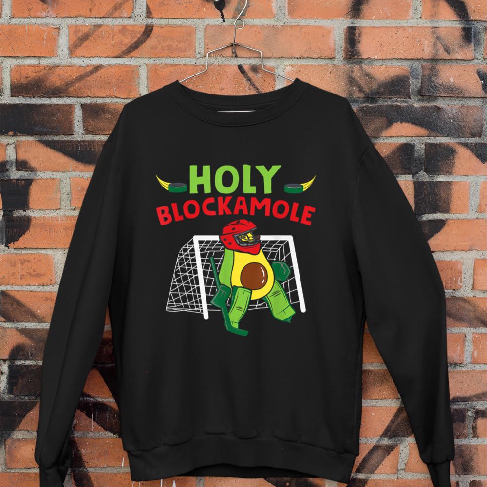 Funny Goalie Goalkeeper Ice Hockey Avocado Sweatshirt