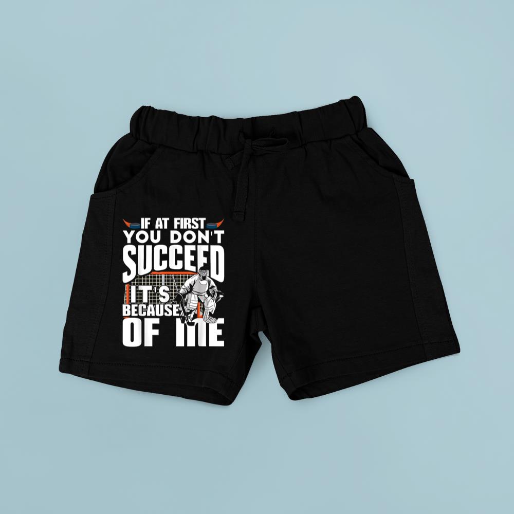 Funny Goaltender Ice Hockey Goalie Men Women Kids Short