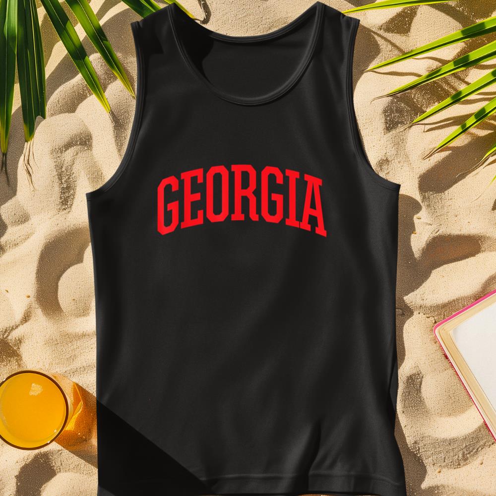 Georgia T-Shirt  Georgia Sports College-Style T GA Tank Top