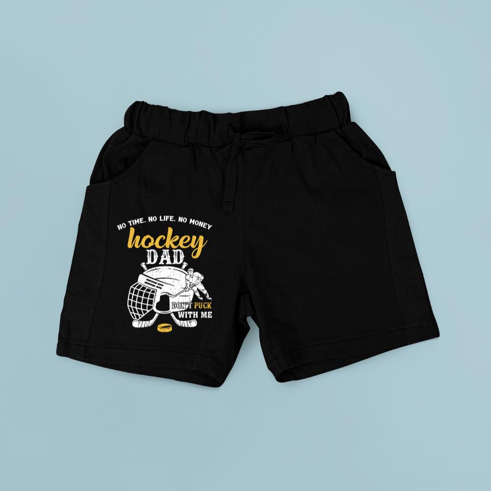 Hockey Dad No Time No Life No Money Don't Puck With Me Long Sleeve Short