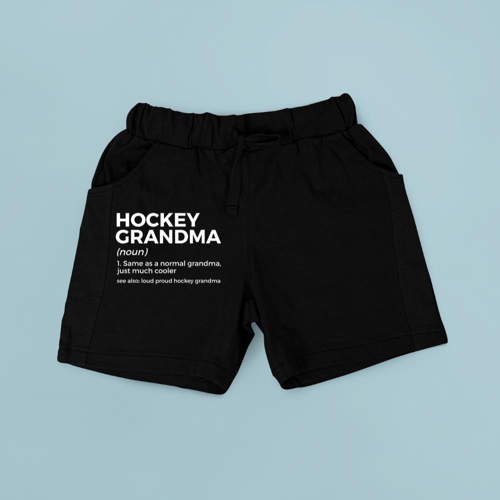 Hockey Grandma Definition Loud Proud Hockey Grandma Short
