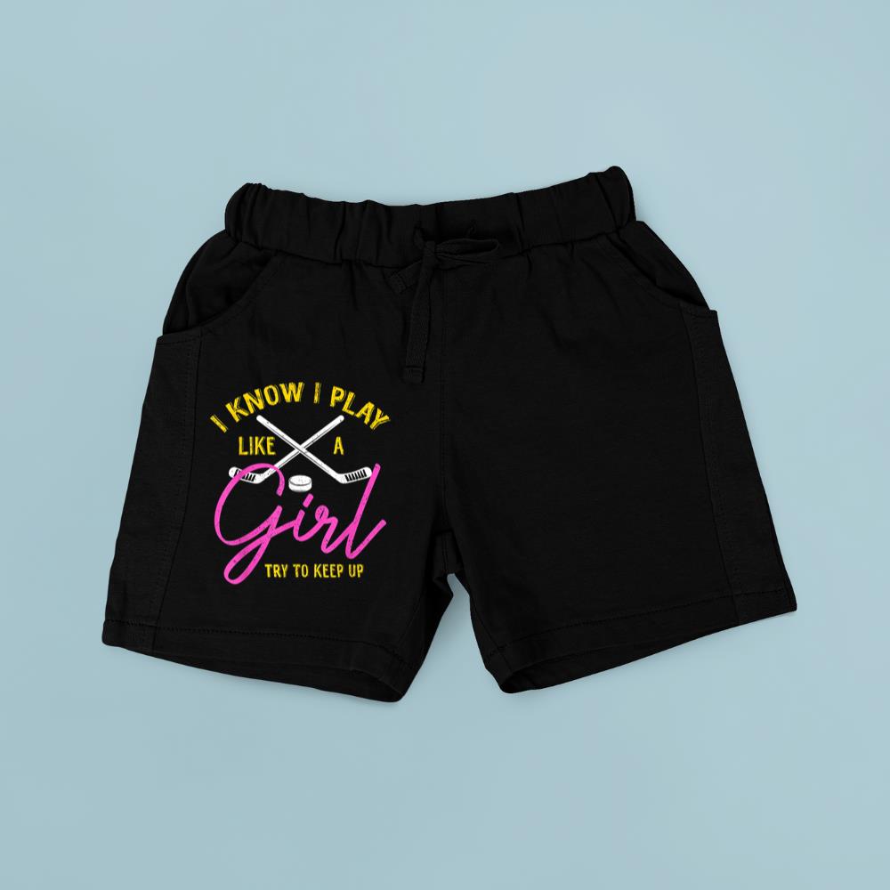 Hockey Sticks Hockey Player Girls Women Sports Ice Hockey Short