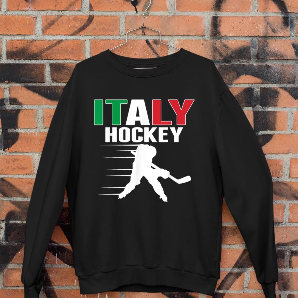 Italy Ice Hockey Fans Jersey Italian Hockey Team Supporter Sweatshirt
