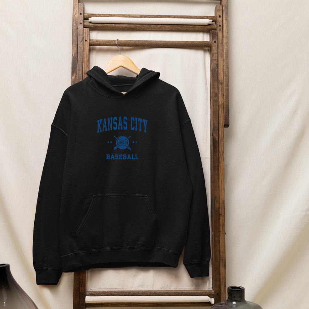 Kansas City KC Vintage Baseball Throwback Retro Design Hoodie