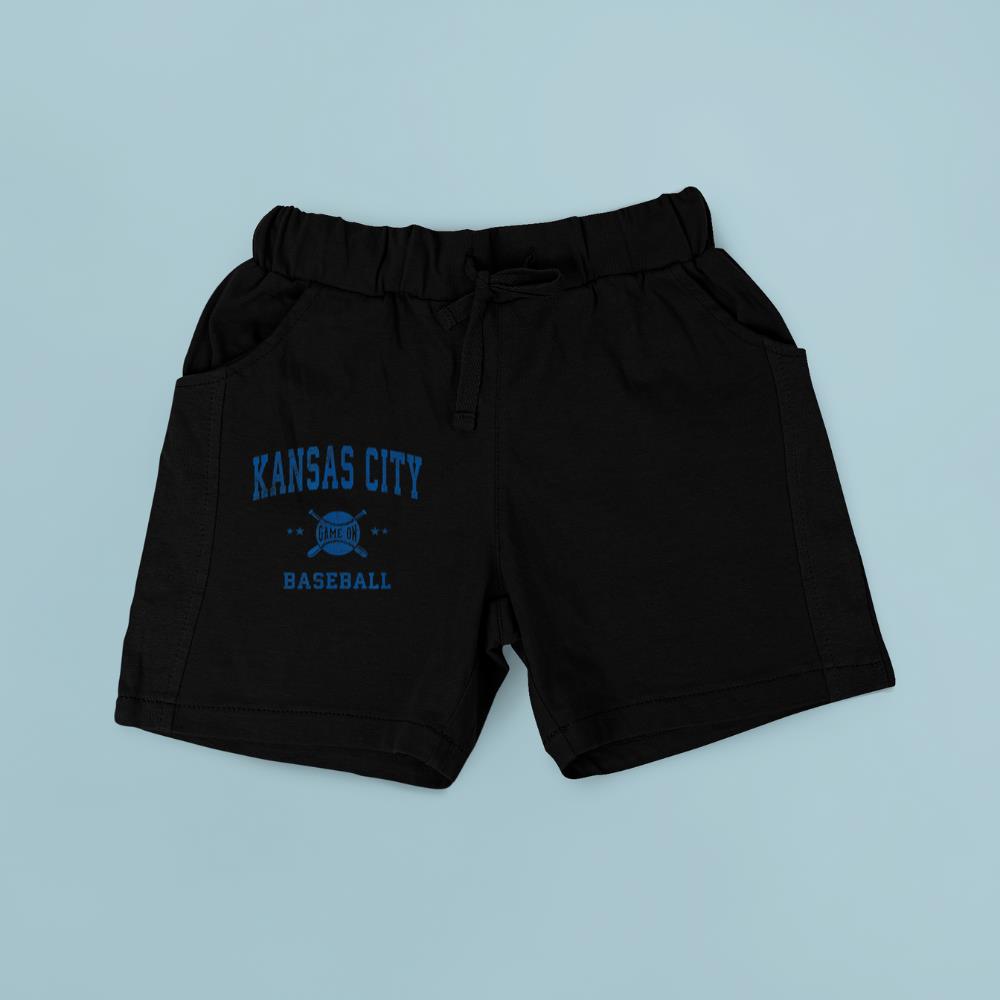 Kansas City KC Vintage Baseball Throwback Retro Design Short