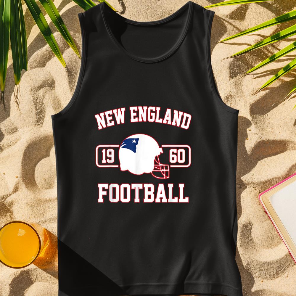 New England Football Team Jersey American Football Fan Men Tank Top