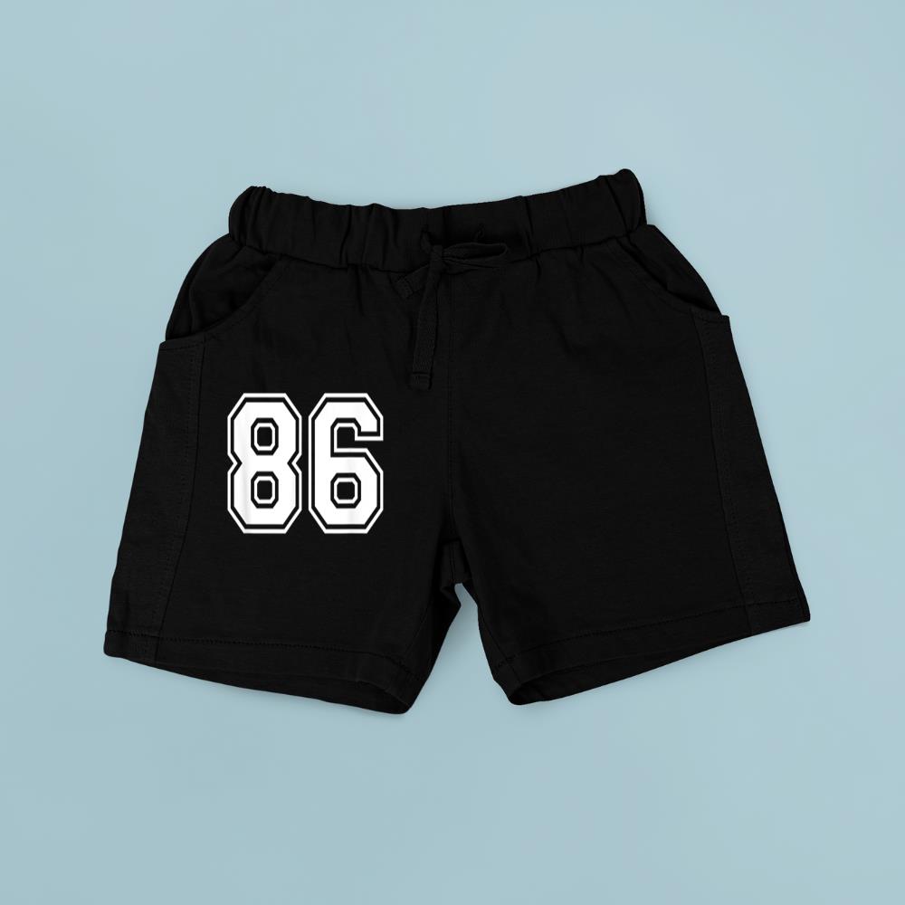 Number 86 86th Birthday Gift Player Team Numbered Jersey Short