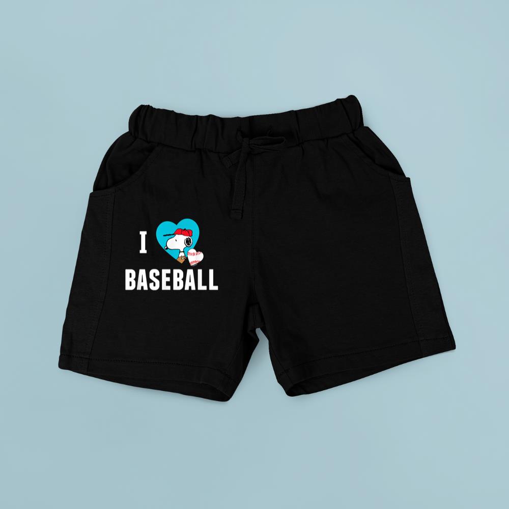 Peanuts - Snoopy I Love Baseball Short