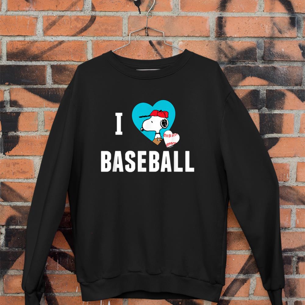 Peanuts - Snoopy I Love Baseball Sweatshirt