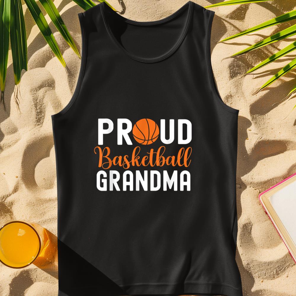 Proud Basketball Grandma Basketball Grandmother Tank Top
