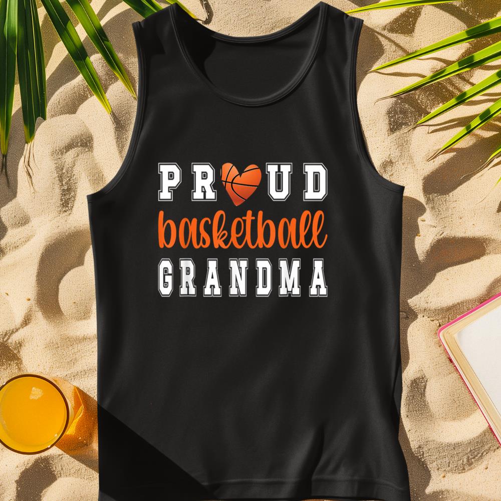 Proud Basketball Grandma  Grandmother Of Basketball Player Tank Top