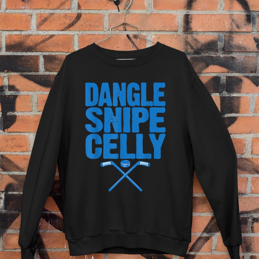 Retro Dangle Snipe Celly Quote - Ice Hockey Player Saying Sweatshirt