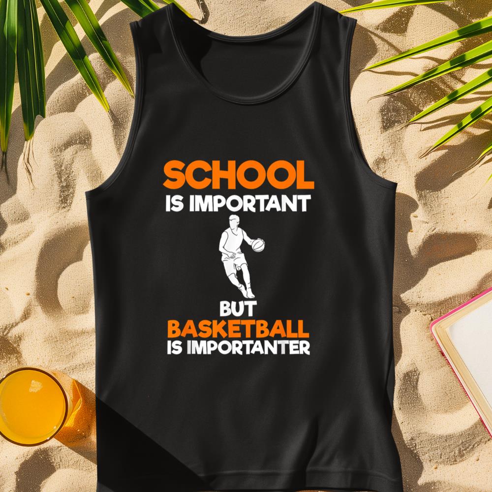 School Is Important But Basketball Is Importanter Trainer Tank Top