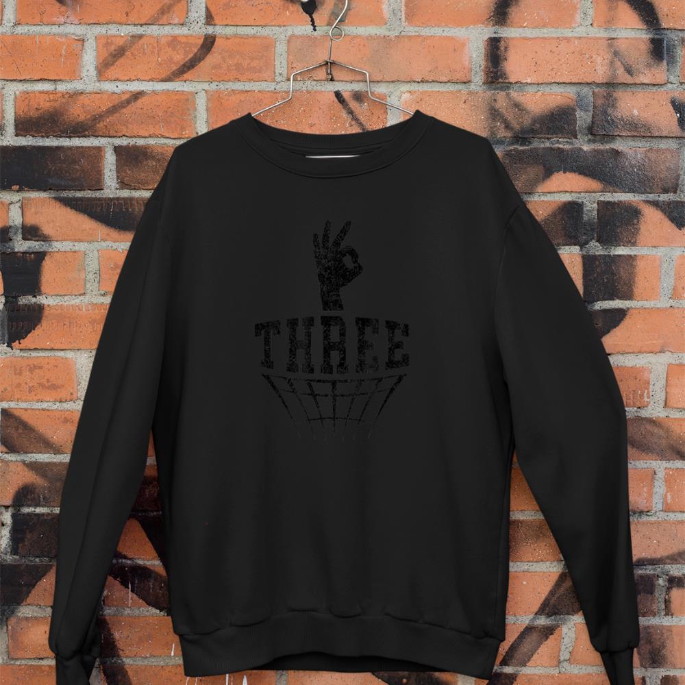 Show Of Hands For Basketball 3-Point Shot Sweatshirt