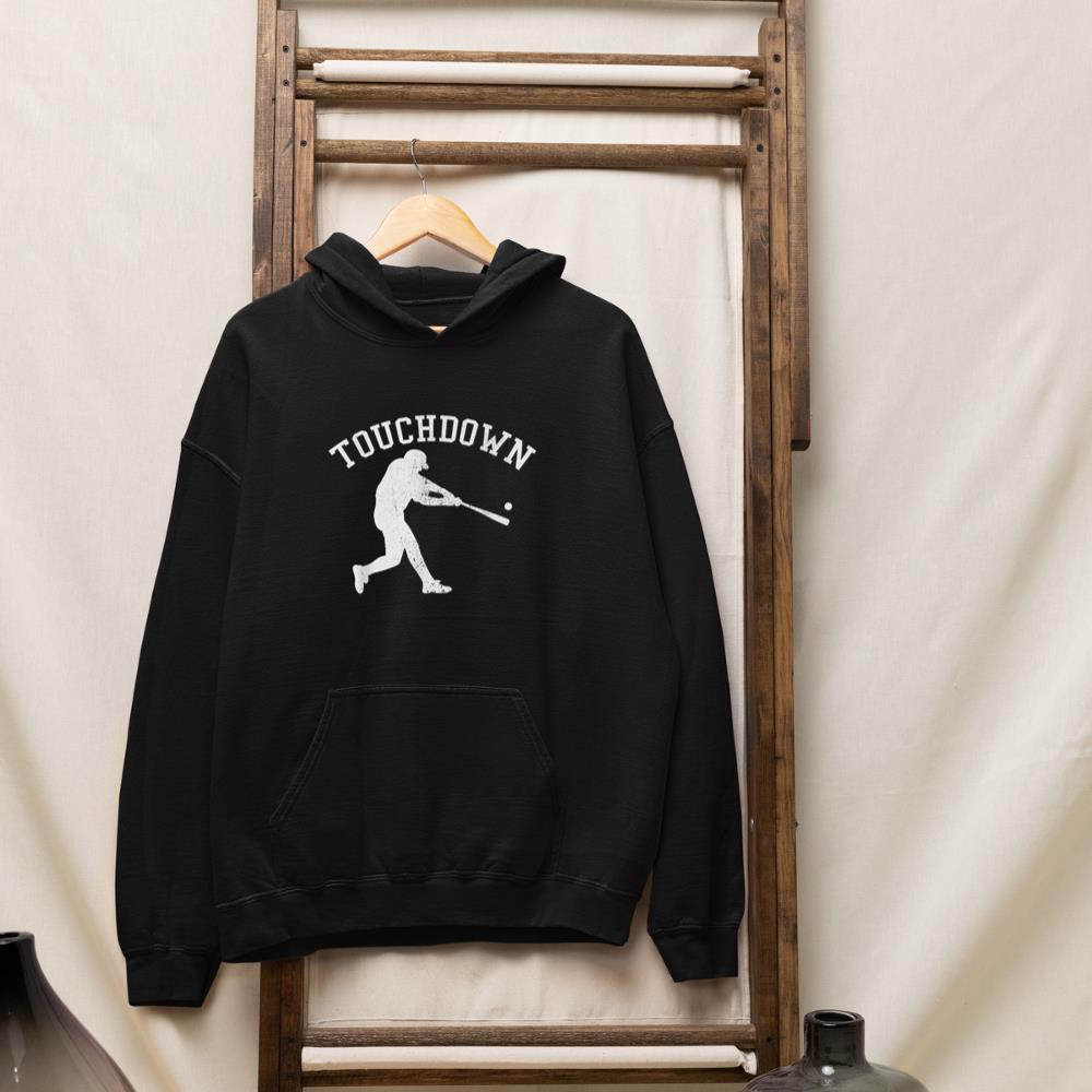Touchdown Funny Baseball Sporty Humor Hoodie
