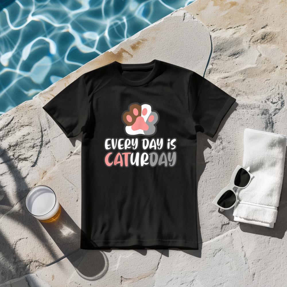 Cat Shirt Everyday Is Caturday Cat T Shirt T-Shirt