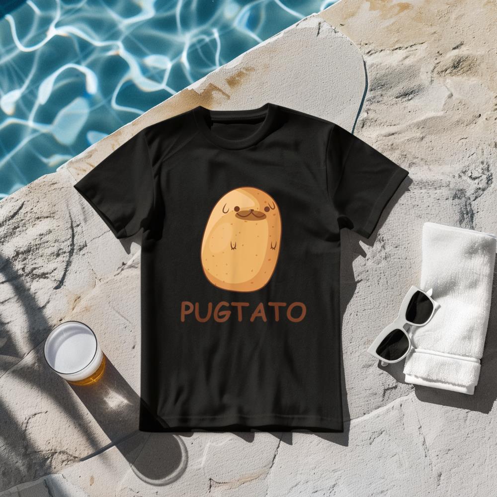 Cute Pug Potato Shirt Funny Dog Potato PUGTATO T-Shirt