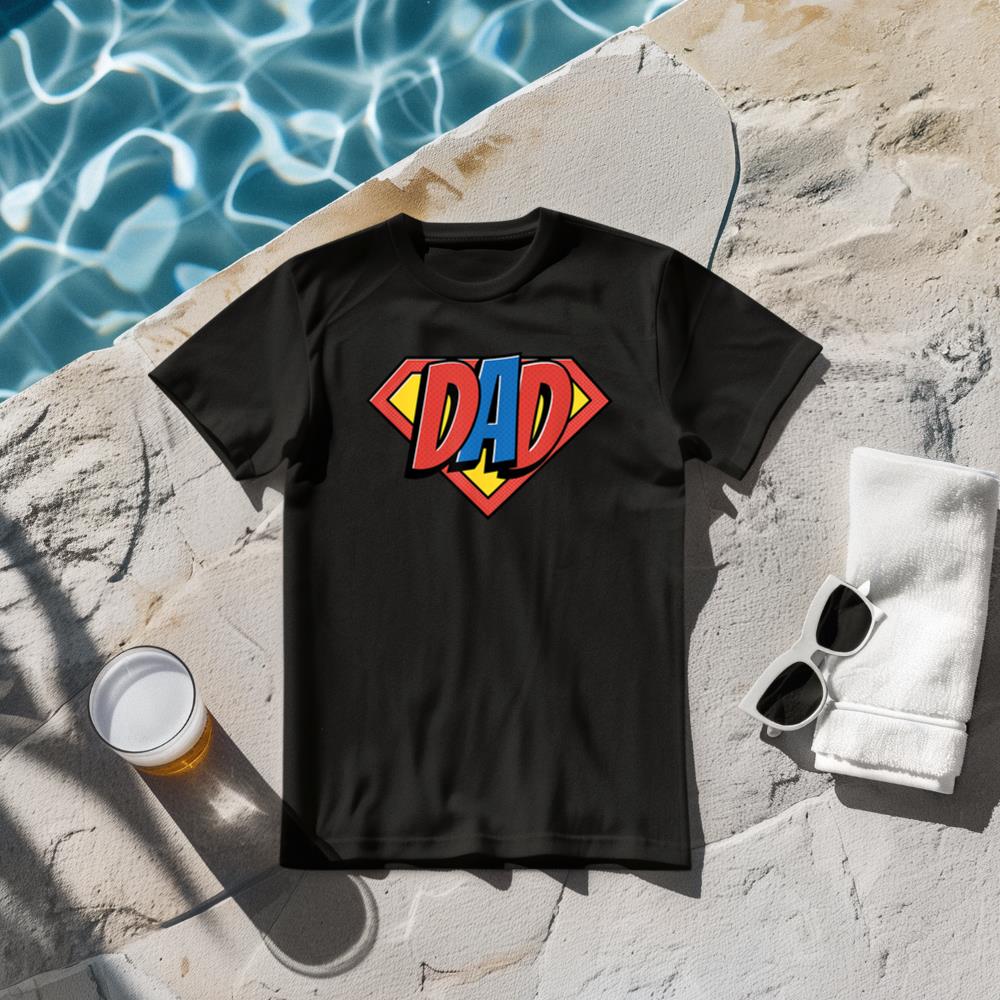Dad Super Hero Superhero Father's Day T-Shirt