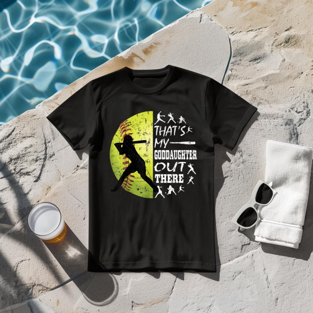 That's My Goddaughter Out There Softball Quotes Saying Gifts T-Shirt