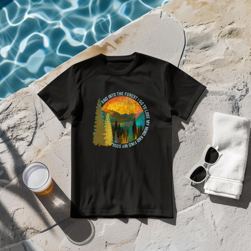 Into The Forest I Go Hiking Shirt Nature Lover Camping Gift Pullover Hoodie T-Shirt