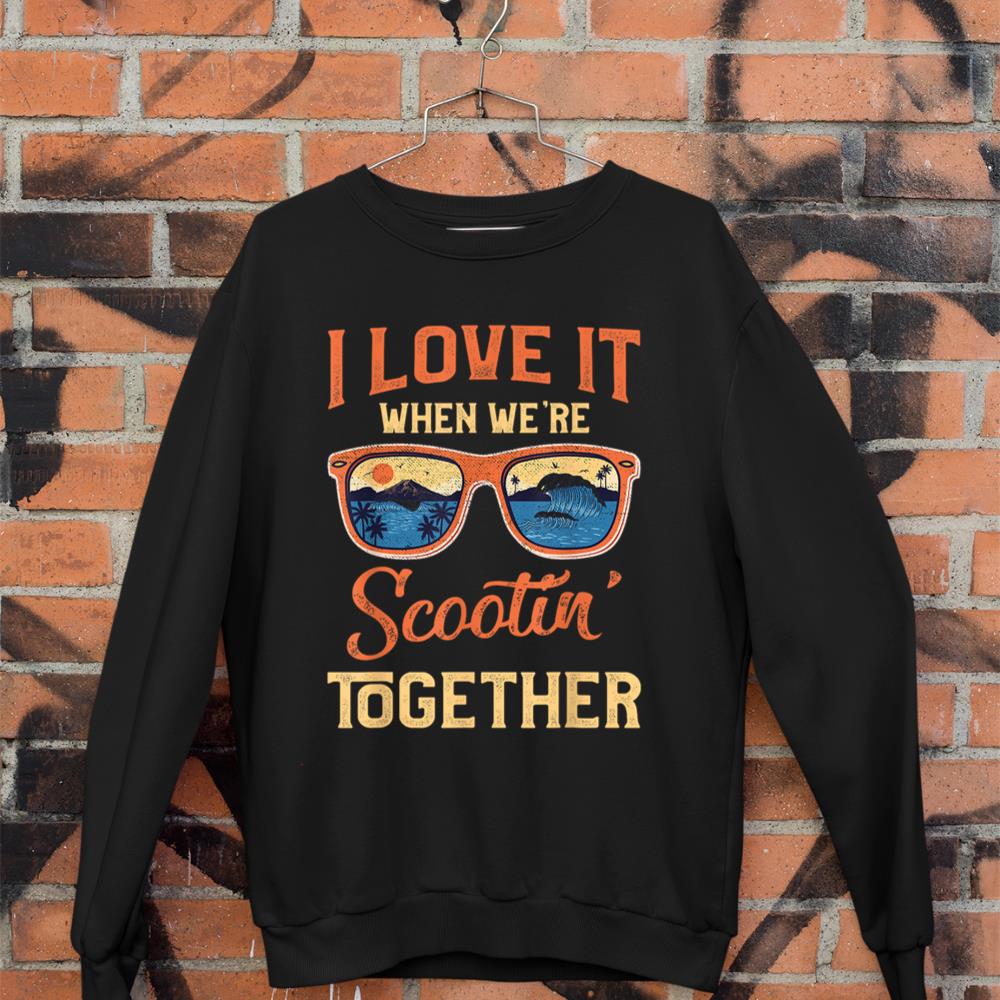 Vacation Friends Buddies Scooter Motorbike Moped Scoot Sweatshirt
