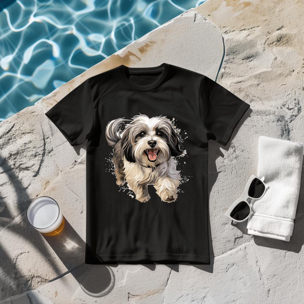 Havanese Dog Breed Pet Cute Graphic T-Shirt